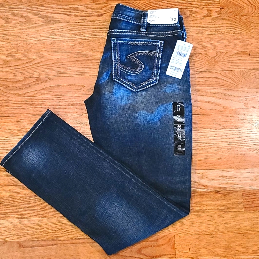 Silver Suki Jeans (Brand New)